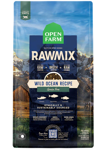 Open Farm - Grain-Free RawMix Wild Ocean - Dry Cat Food - 2.25 lbs