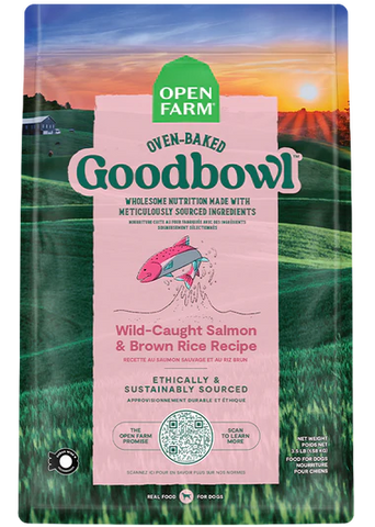 Open Farm - Oven Baked Good Bowl Salmon & Brown Rice - Dry Dog Food - Various Sizes