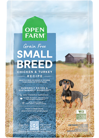 Open Farm - Small Breed Chicken & Turkey - Dry Dog Food - 4 lb