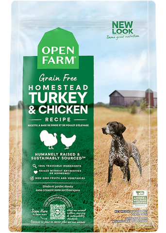 Open Farm - Grain-Free Homestead Turkey & Chicken - Dry Dog Food - 4 lb