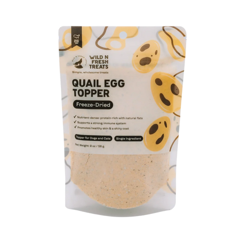Wild N Fresh - Freeze Dried Quail Egg Topper 2oz