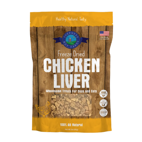 Shepherd Boy Farms - Freeze-Dried Chicken Liver Treat