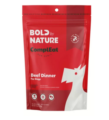 Bold By Nature - Beef - Raw Dog Food - Various Sizes (Local Delivery Only)