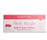 Green Juju - Frozen Pork Recipe - Raw Dog Food - Various Sizes (PRE-ORDER-Local Delivery Only)