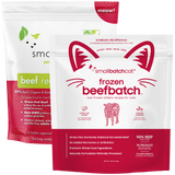 Small Batch - Frozen Beef Batch Sliders - Raw Cat Food - Various Sizes (Local Delivery Only)