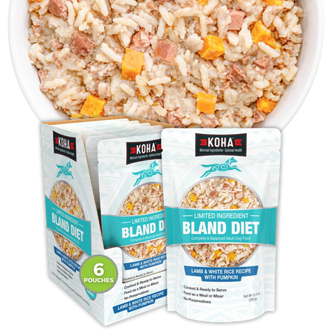 KOHA - Limited Ingredient Bland Diet Lamb & White Rice Recipe - Wet Dog Food - 12.5 oz