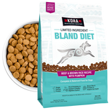 KOHA - Limited Ingredient Bland Diet Beef & Brown Rice Recipe with Pumpkin - Dry Dog Food - Various Sizes