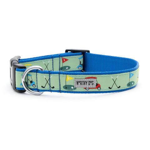 The Worthy Dog - Golf Collar Green