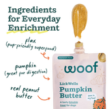 Woof - Lickwells Peanut Butter Pumpkin Butter