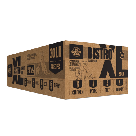 Big Country Raw - XL Bistro - Raw Dog Food - 30 lb (PRE-ORDER-Local Delivery Only)