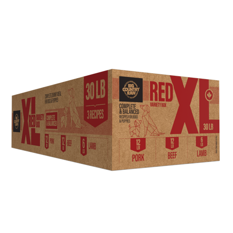 Big Country Raw - XL Red - Raw Dog Food - 30 lb (PRE-ORDER-Local Delivery Only)