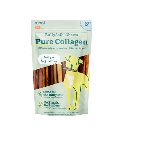 Woof - Bully Safe Chews Collagen 6" 5 Pack