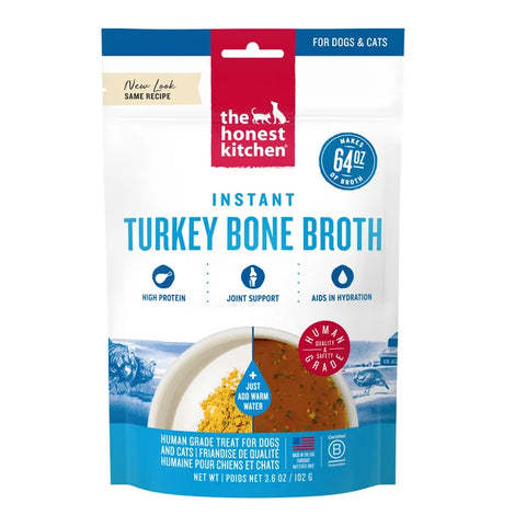 The Honest Kitchen - Instant Bone Broth Turkey & Tumeric