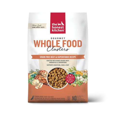 THK - Grain-Free Whole Food Clusters Beef - Dry Dog Food - Various Sizes