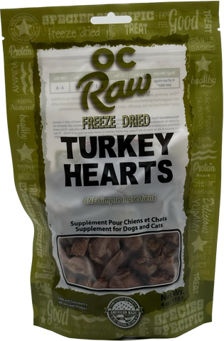 OC Raw - Freeze-Dried Turkey Heart