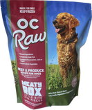 OC Raw - Frozen Beef & Produce Meaty Rox - Raw Dog Food - Various Sizes (PRE-ORDER-Local Delivery Only)