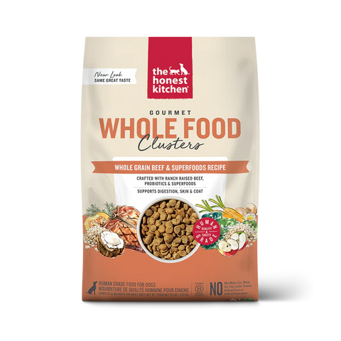 THK - Whole Grain Whole Food Clusters Beef - Dry Dog Food - Various Sizes