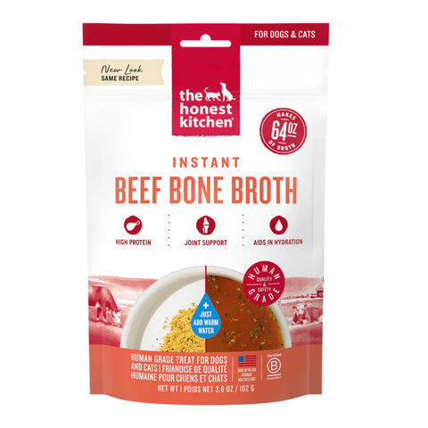 The Honest Kitchen - Instant Bone Broth Beef & Tumeric