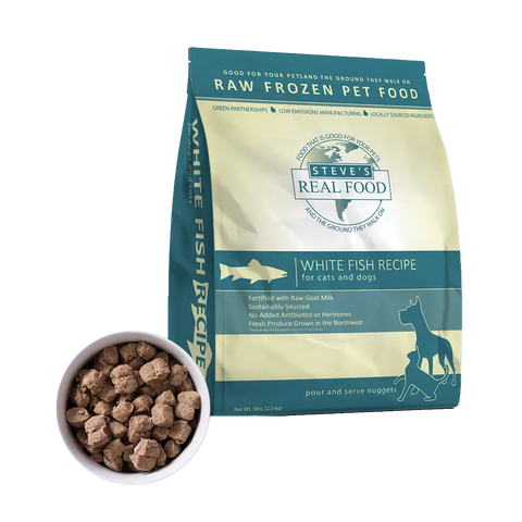 Steve's Real Food - Whitefish Nuggets - Raw Dog Food - Various Sizes (Local Delivery Only)