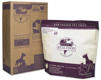 Steve's Real Food - Chicken Nuggets - Raw Dog Food - Various Sizes (Local Delivery Only)