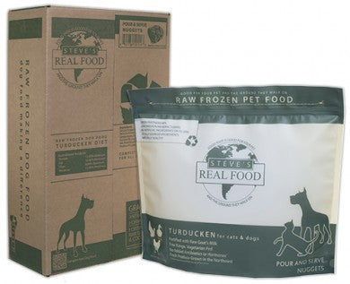 Steve's Real Food - Turducken Nuggets - Raw Dog Food - Various Sizes (Local Delivery Only)