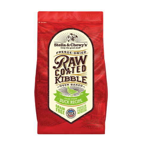 Stella & Chewy's - Raw Coated Cage-Free Duck - Dry Dog Food - Various Sizes