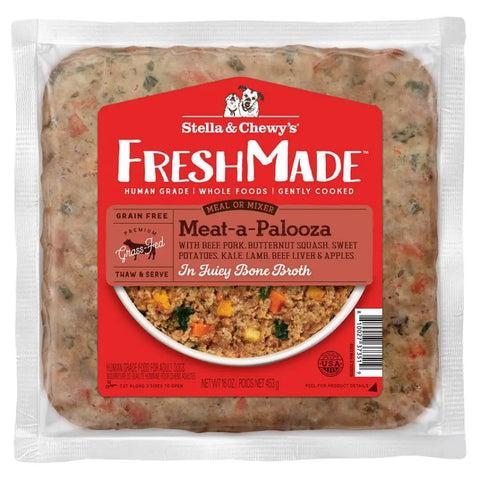 Stella & Chewy's - Freshmade Meat-A-Palooza - Gently Cooked Dog Food - 16oz (Local Delivery Only)