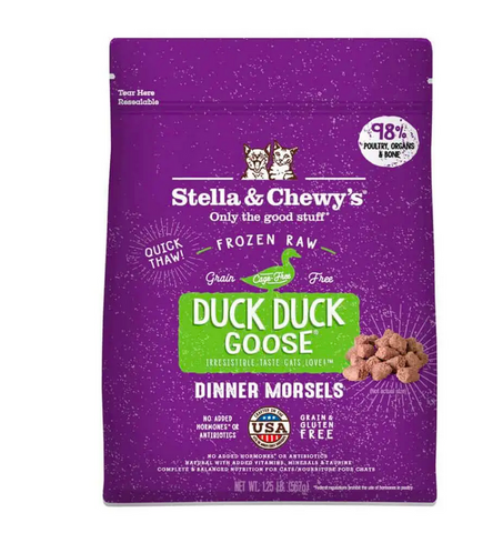 Stella & Chewy's - Duck Duck Goose Dinner Morsels - Raw Cat Food - 1.25 lb (Local Delivery Only)